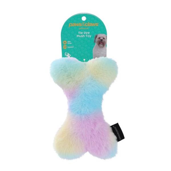Tie Dye Plush Man & Bone - 17cm x 12cm x 5.5cm