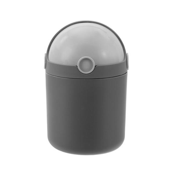 Round Tabletop Dome Lid Bin - 2L