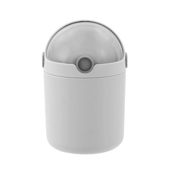 Round Tabletop Dome Lid Bin - 2L