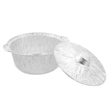 Load image into Gallery viewer, Lemon &amp; Lime Silver 3.8L Foil BBQ Pot With Lid - 29cm
