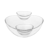 Load image into Gallery viewer, 3 Pack Lemon &amp; Lime Crystal Chip Dip Serving Bowls
