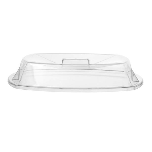 Crystal Chilled Serving Platter With Lid - 38cm x 28cm x 12cm