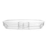 Load image into Gallery viewer, Crystal Chilled Serving Platter With Lid - 38cm x 28cm x 12cm
