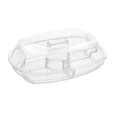 Load image into Gallery viewer, Crystal Chilled Serving Platter With Lid - 38cm x 28cm x 12cm
