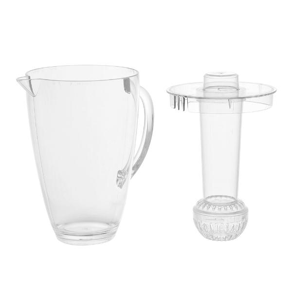 2 In 1 Lemon & Lime Crystal Chilled Pitcher - 2.8L