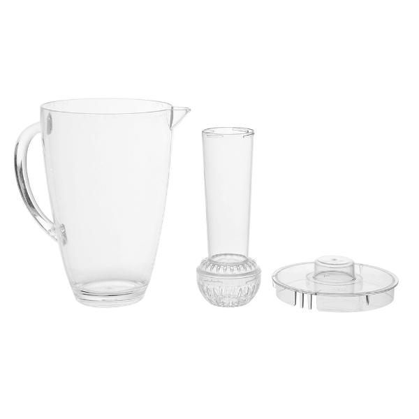 2 In 1 Lemon & Lime Crystal Chilled Pitcher - 2.8L