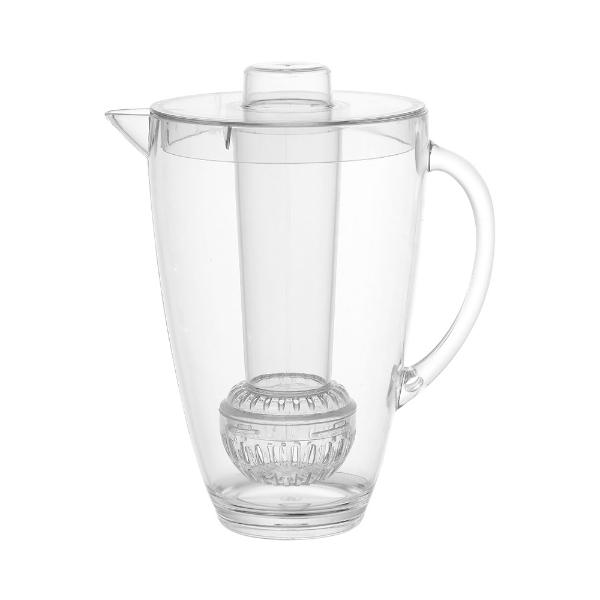 2 In 1 Lemon & Lime Crystal Chilled Pitcher - 2.8L