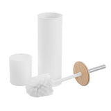 Load image into Gallery viewer, Bano Metal Bamboo Top Toilet Brush - 9.5cm x 38cm
