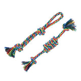 Load image into Gallery viewer, Rainbow Knotted Rope Toy = 30cm x 1cm
