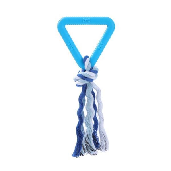 Triangle TPR Rope Pet Toy - 17cm x 1.6cm