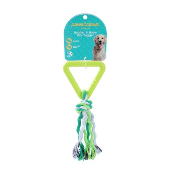 Triangle TPR Rope Pet Toy - 17cm x 1.6cm