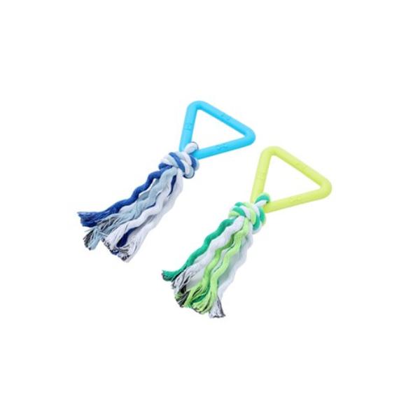 Triangle TPR Rope Pet Toy - 17cm x 1.6cm