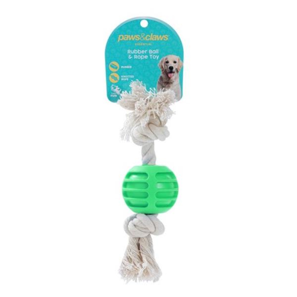 TPR Ball Rope Pet Toy - 22cm x 6cm x 1.5cm