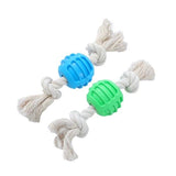 Load image into Gallery viewer, TPR Ball Rope Pet Toy - 22cm x 6cm x 1.5cm
