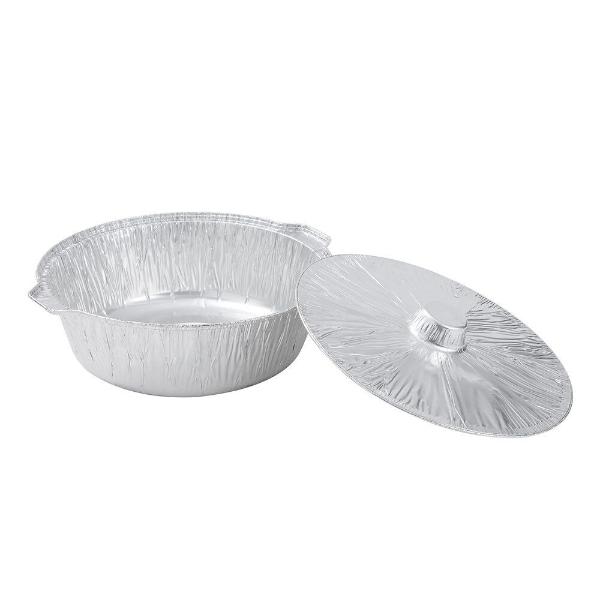 Lemon & Lime Thick And Strong Foil Bbq With Lid - 34cm