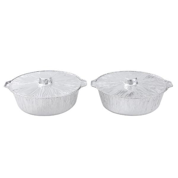 Lemon & Lime Thick And Strong Foil Bbq With Lid - 34cm
