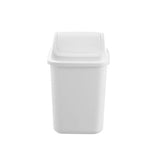 Load image into Gallery viewer, Boxsweden White Swing Top Bin 5L Trash Container - 28cm
