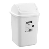 Load image into Gallery viewer, Boxsweden White Swing Top Bin 12L Trash Container - 38cm
