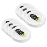 Load image into Gallery viewer, 25 Pack Lemon &amp; Lime White Round Reusable Side Plate - 18cm
