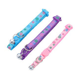 Load image into Gallery viewer, Breakaway Cat Collar With Lollipop Cutout and Bell - 17cm x 32cm x 1cm
