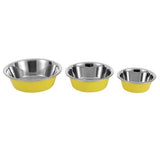 Load image into Gallery viewer, Stainless Steel Anti Skid 750ml Pet Bowl - 16.3cm x 16.3cm x 5.5cm
