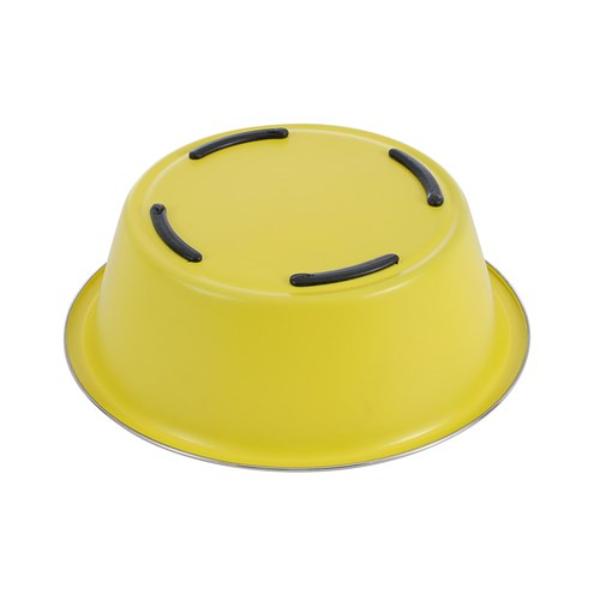 Stainless Steel Anti Skid 1500ml Pet Bowl - 20.6cm x 20.6cm x 6.6cm
