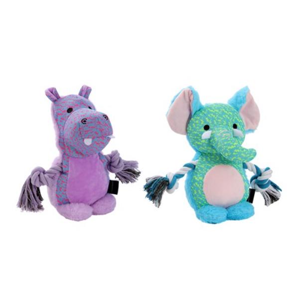 Rope Buddy Fly Knit Animals Pet Toy - 24cm x 16cm x 7cm