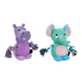 Load image into Gallery viewer, Rope Buddy Fly Knit Animals Pet Toy - 24cm x 16cm x 7cm
