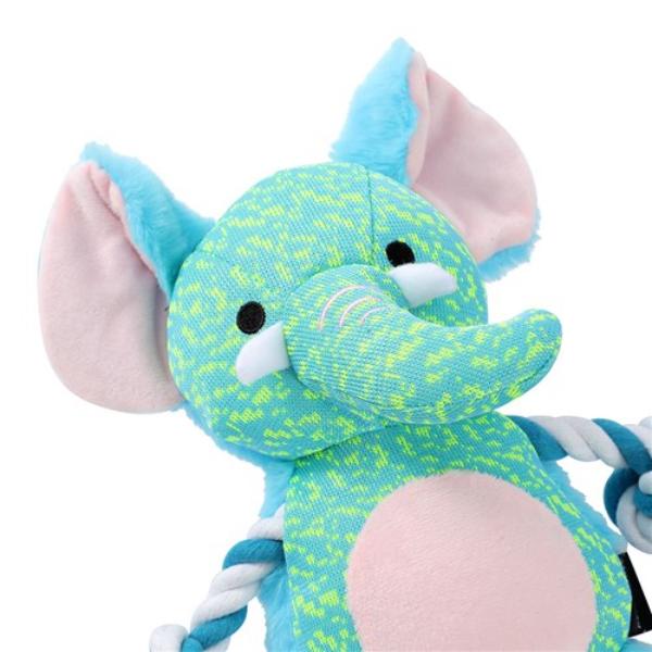 Rope Buddy Fly Knit Animals Pet Toy - 24cm x 16cm x 7cm