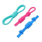 Load image into Gallery viewer, Tug Of War Rubber Rope Dog Toy
