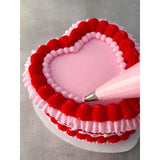 Load image into Gallery viewer, Mondo White Heart Cake Board - 8inch
