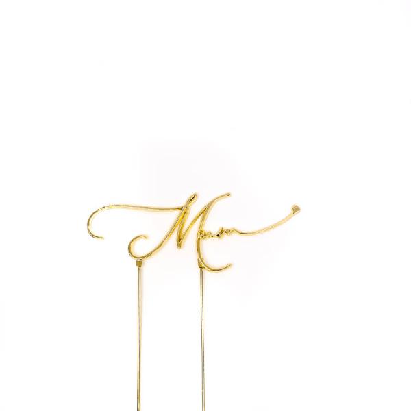 Gold Plated Mum Cake Topper
