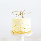 Load image into Gallery viewer, Gold Plated Mum Cake Topper

