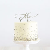Load image into Gallery viewer, Silver Plated Mum Cake Topper
