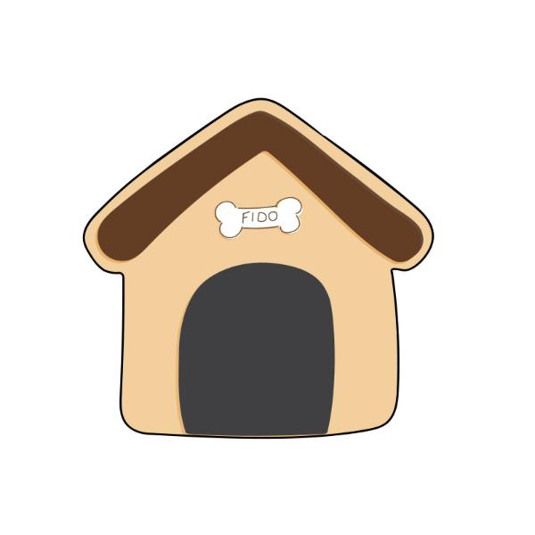 Coo Kie Mini Dog House Cookie Cutter