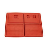 Load image into Gallery viewer, 2 Pack Large Gingerbread House Silicon Mould
