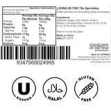Load image into Gallery viewer, Sprinks Living In The 70s Nonpareils - 70g
