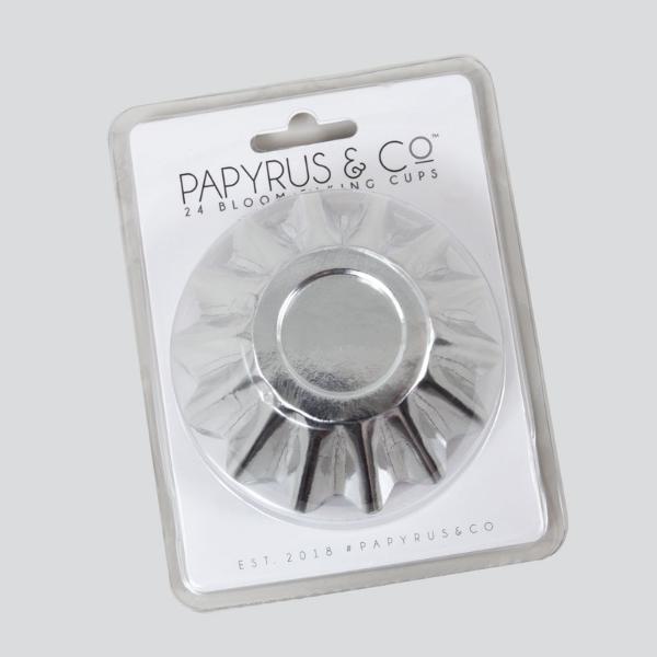 24 Pack Silver Blook Baking Cups