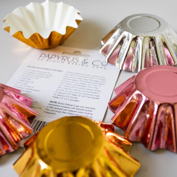 24 Pack Silver Blook Baking Cups