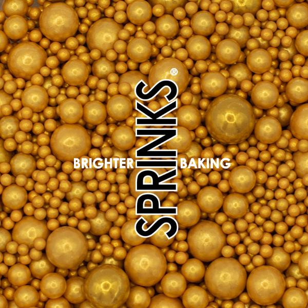 Sprinks Gold Bauble Bauble Sprinkles - 75g