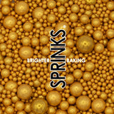 Load image into Gallery viewer, Sprinks Gold Bauble Bauble Sprinkles - 75g
