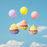 Load image into Gallery viewer, 25 Pack Pastel Mix Bloom Caking Cups In Pvc Box
