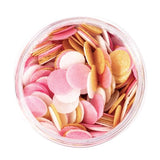 Load image into Gallery viewer, Sprinks White, Pink &amp; Gold Wafer Decorations - 9g

