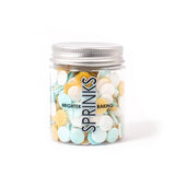 Load image into Gallery viewer, Sprinks White, Blue &amp; Gold Wafer Decorations - 9g
