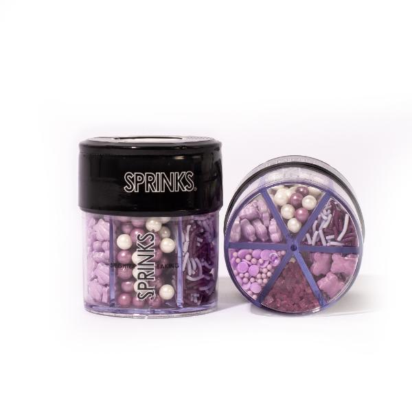 Sprinks Purple Mystic 6 Cell Sprinkles - 85g