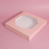 Load image into Gallery viewer, 5 Pack Large Pastel Pink Papyrus Scalloped Treat Box
