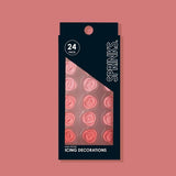 Load image into Gallery viewer, 24 Pack Springs Icing Mini Roses Decorations
