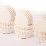 Load image into Gallery viewer, 50 Pack Mini White Greaseproof Paper Baking Cups - 35mm
