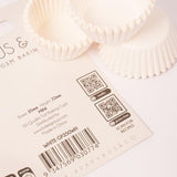 Load image into Gallery viewer, 50 Pack Mini White Greaseproof Paper Baking Cups - 35mm
