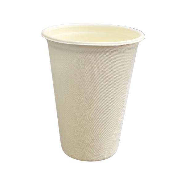 25 Pack Eco Friendly Zafpack Sugarcane Cups - 355ml